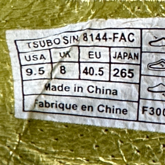 Tsubo Women's Acrea Mary Jane Slingback Pumps Olive Green Leather 9.5 READ - Picture 9 of 13